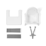 SILLA ALTA DE BEBÉ / ALTURA AJUSTABLE / BLANCA