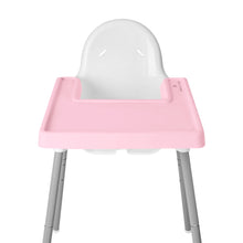 MANTEL DE SILICÓN PARA SILLA ALTA DE BEBÉ , ROSA