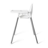 SILLA ALTA DE BEBÉ / ALTURA AJUSTABLE / BLANCA
