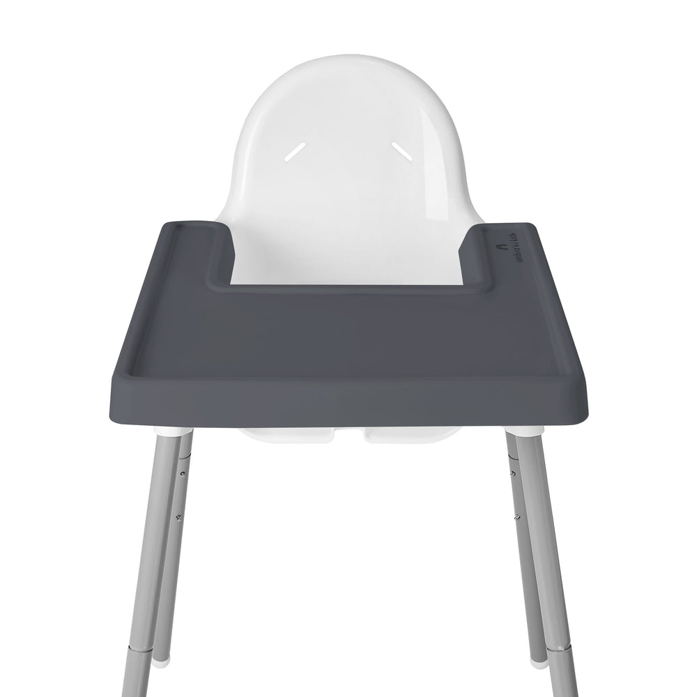 MANTEL DE SILICÓN PARA SILLA ALTA DE BEBÉ , NEGRO