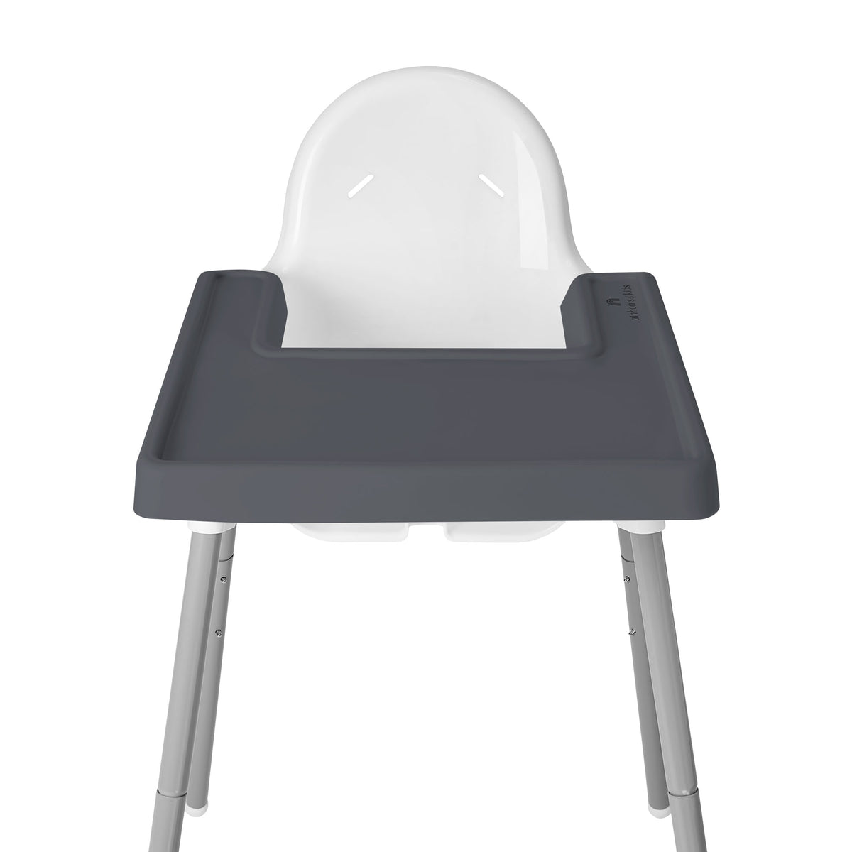 MANTEL DE SILICÓN PARA SILLA ALTA DE BEBÉ , NEGRO