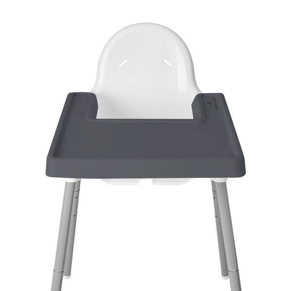 MANTEL DE SILICÓN PARA SILLA ALTA DE BEBÉ , NEGRO