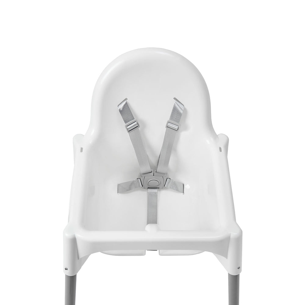 SILLA ALTA DE BEBÉ / ALTURA AJUSTABLE / BLANCA