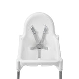 SILLA ALTA DE BEBÉ / ALTURA AJUSTABLE / BLANCA
