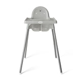 SILLA ALTA DE BEBÉ / ALTURA AJUSTABLE / GRIS
