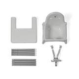 SILLA ALTA DE BEBÉ / ALTURA AJUSTABLE / GRIS
