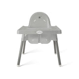 SILLA ALTA DE BEBÉ / ALTURA AJUSTABLE / GRIS