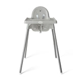 SILLA ALTA DE BEBÉ / ALTURA AJUSTABLE / GRIS