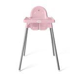 SILLA ALTA DE BEBÉ / ALTURA AJUSTABLE / ROSA