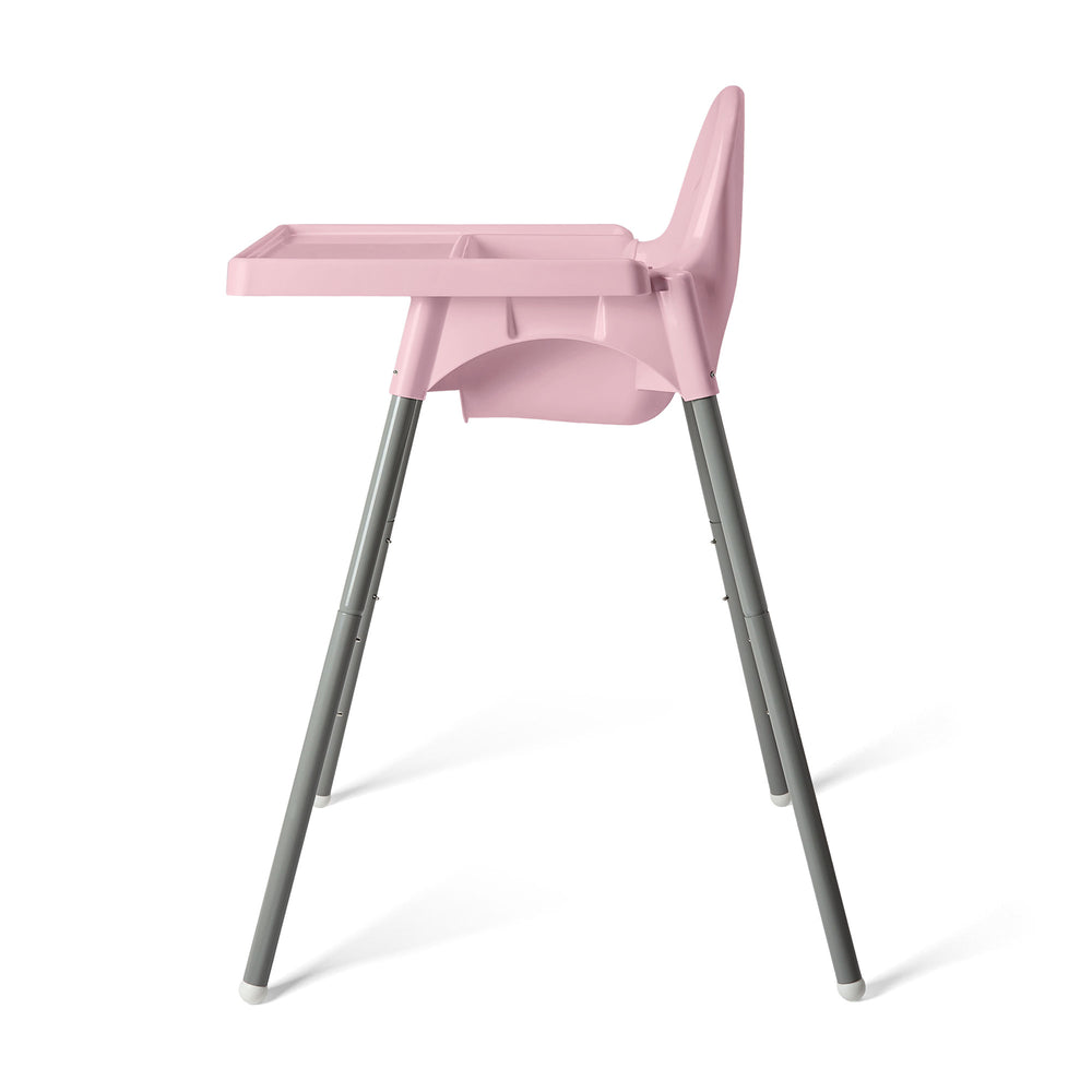 SILLA ALTA DE BEBÉ / ALTURA AJUSTABLE / ROSA