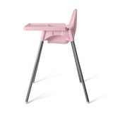 SILLA ALTA DE BEBÉ / ALTURA AJUSTABLE / ROSA