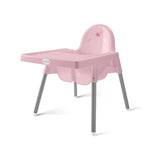 SILLA ALTA DE BEBÉ / ALTURA AJUSTABLE / ROSA
