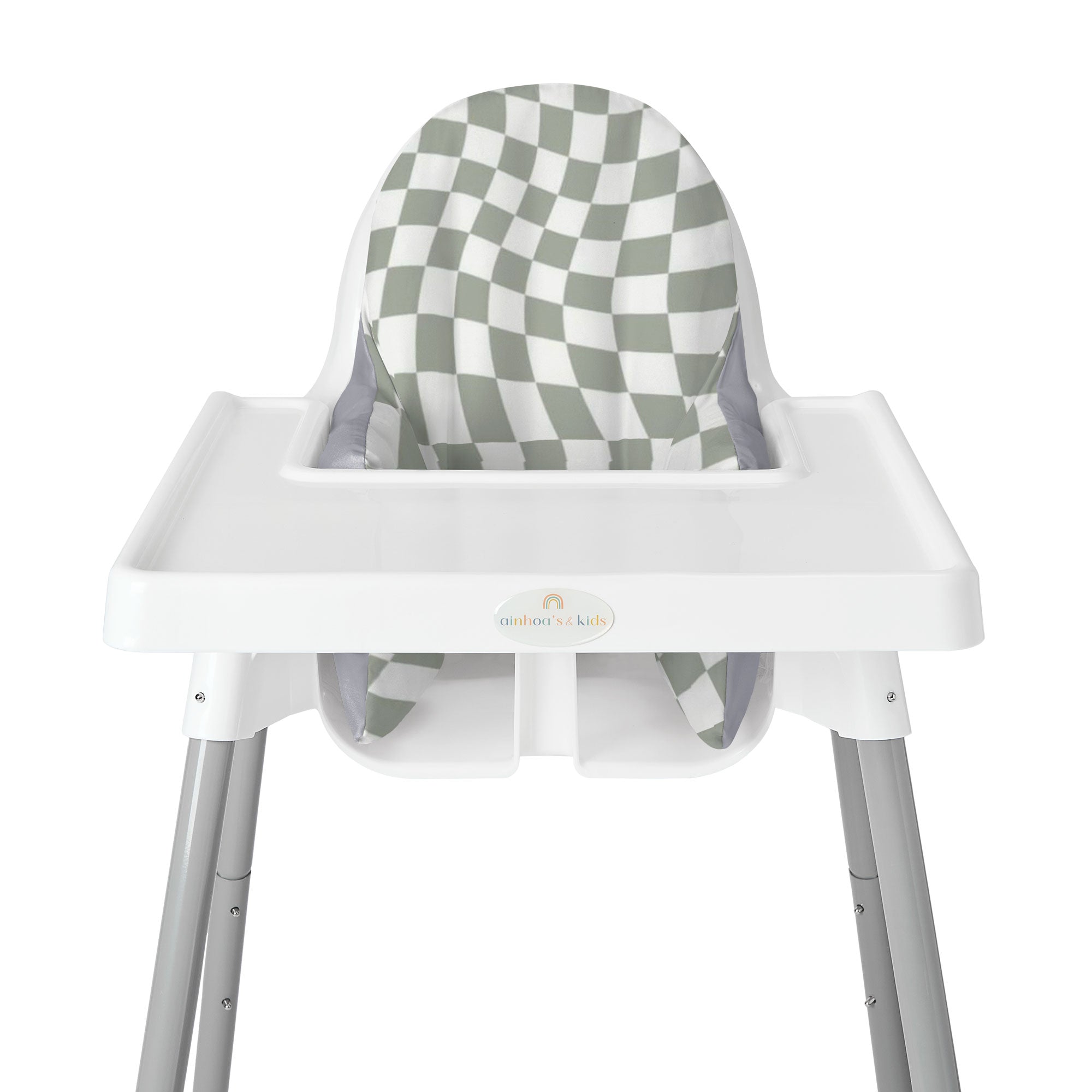 FUNDA PARA SILLA ALTA, CUADRO VERDE