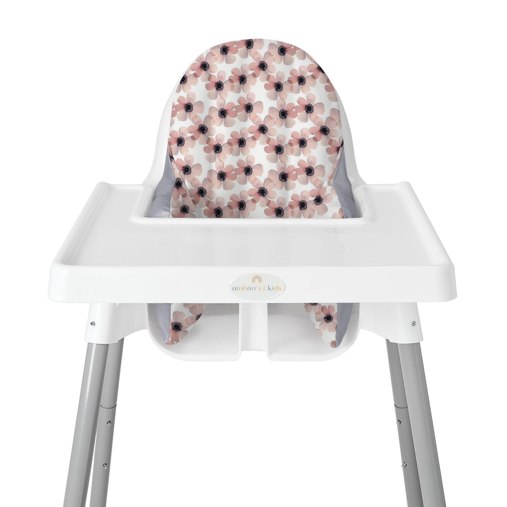 FUNDA PARA SILLA ALTA, FLOR ACUARELA