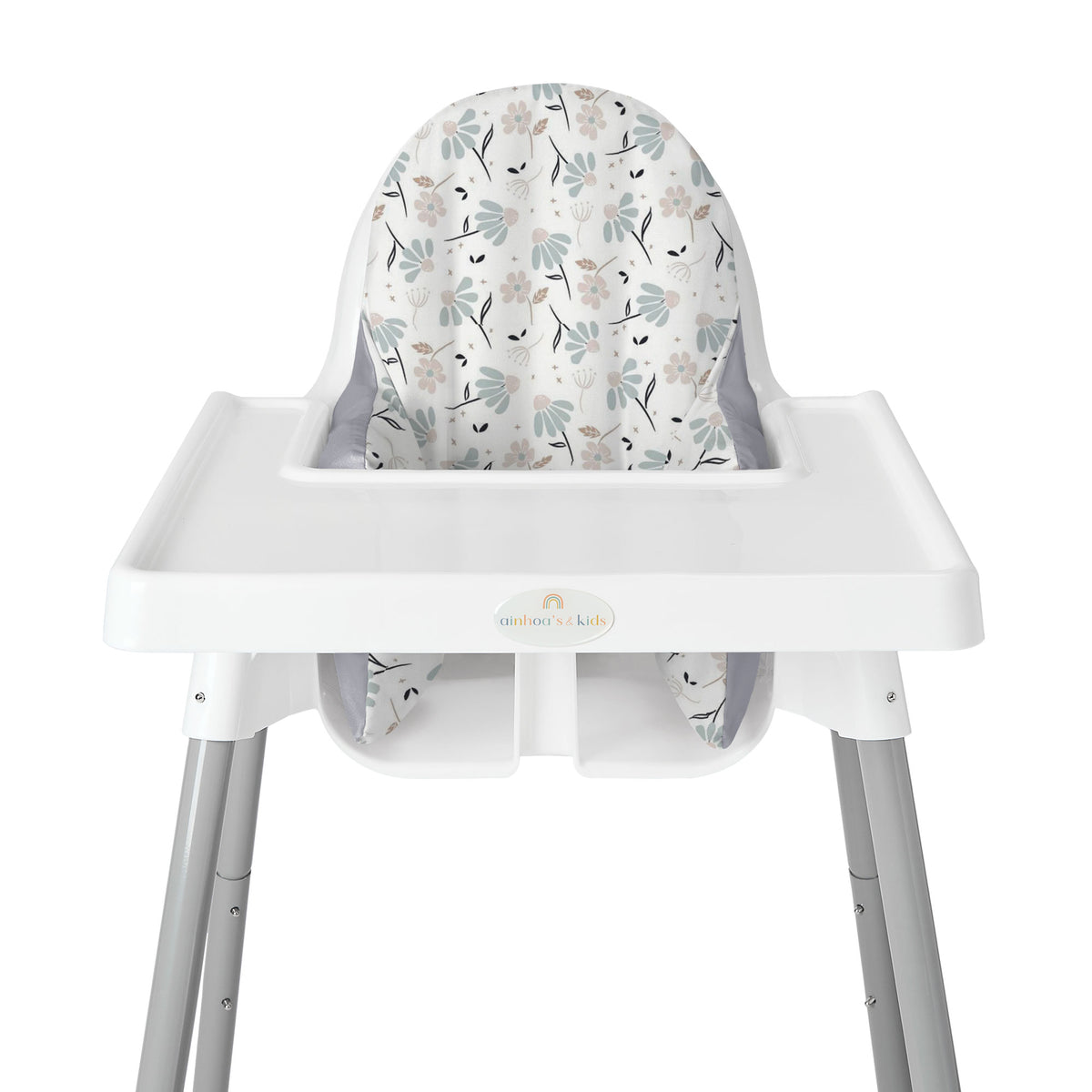 FUNDA PARA SILLA ALTA DE BEBE/ FLOR MODERNA
