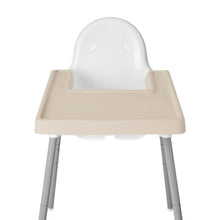 MANTEL DE SILICÓN PARA SILLA ALTA DE BEBÉ , GRIS ARENA