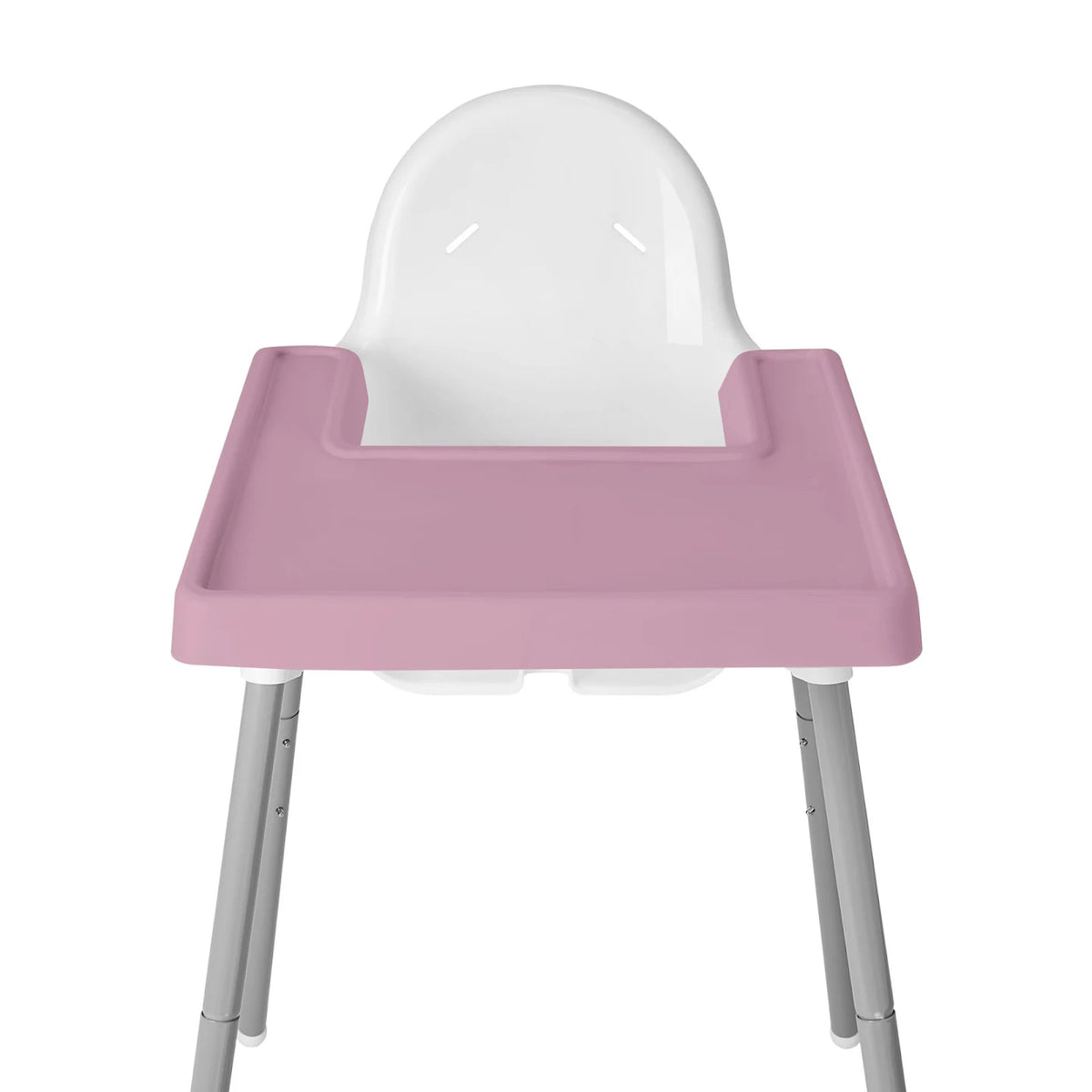 MANTEL DE SILICÓN PARA SILLA ALTA DE BEBÉ , MALVA