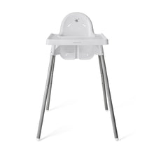 SILLA ALTA DE BEBÉ / ALTURA AJUSTABLE / GRIS