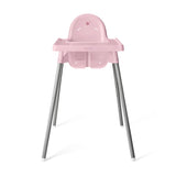 SILLA ALTA DE BEBÉ / ALTURA AJUSTABLE / ROSA