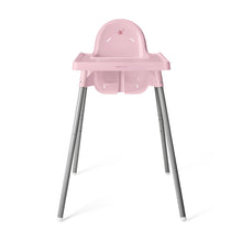 SILLA ALTA DE BEBÉ / ALTURA AJUSTABLE / ROSA