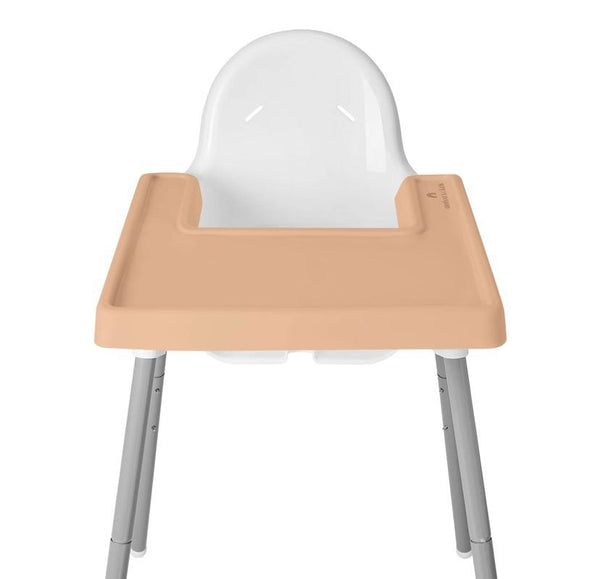 MANTEL DE SILICÓN PARA SILLA ALTA DE BEBÉ , DURAZNO SUAVE